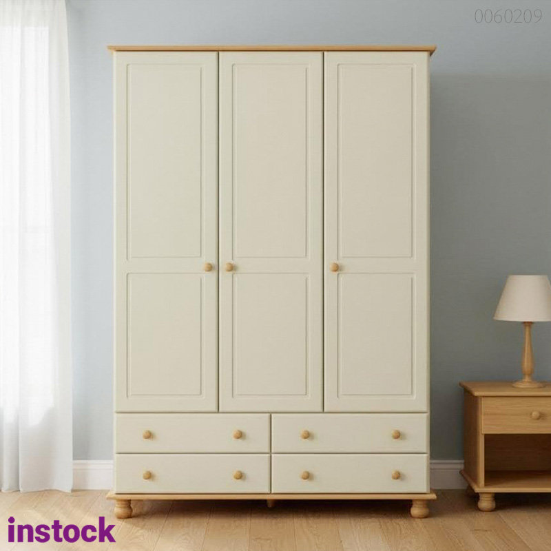 Tủ quần áo gỗ thông Fino