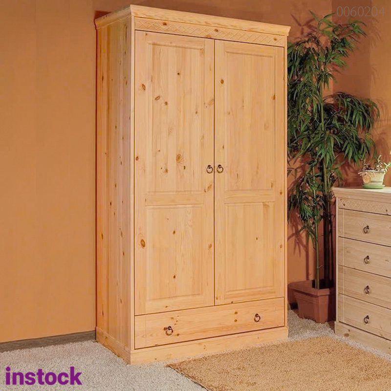 Tủ quần áo gỗ thông Meton