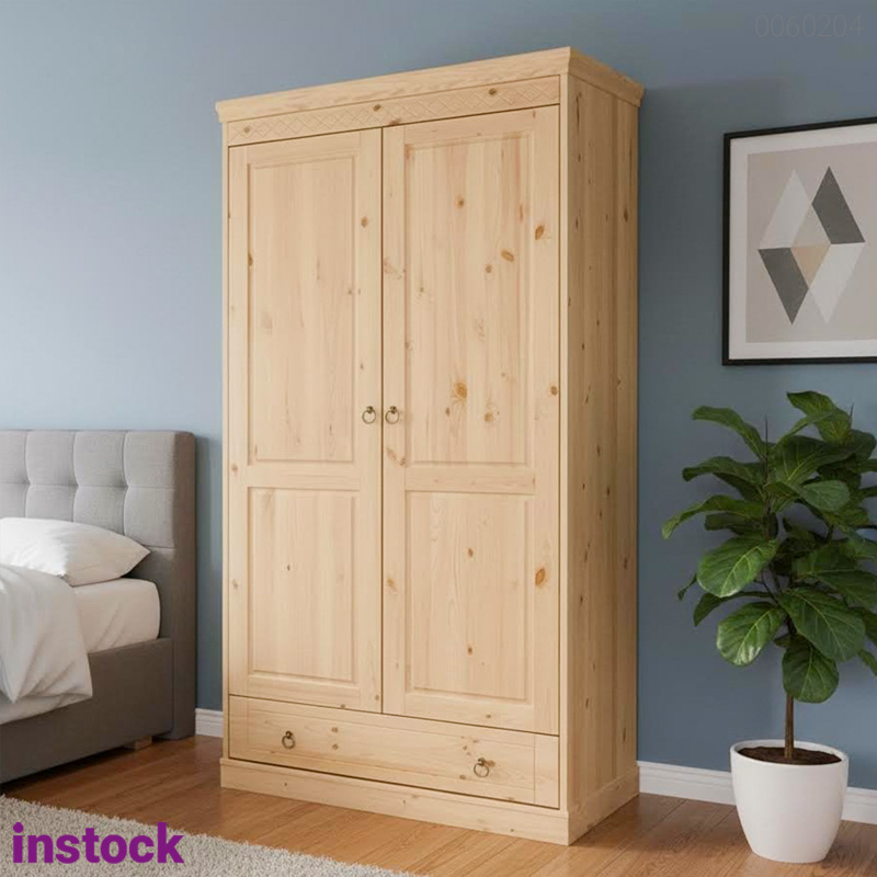Tủ quần áo gỗ thông Meton