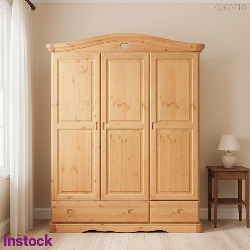 Tủ quần áo gỗ thông Samba
