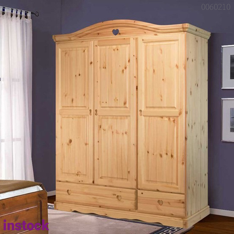 Tủ quần áo gỗ thông Samba