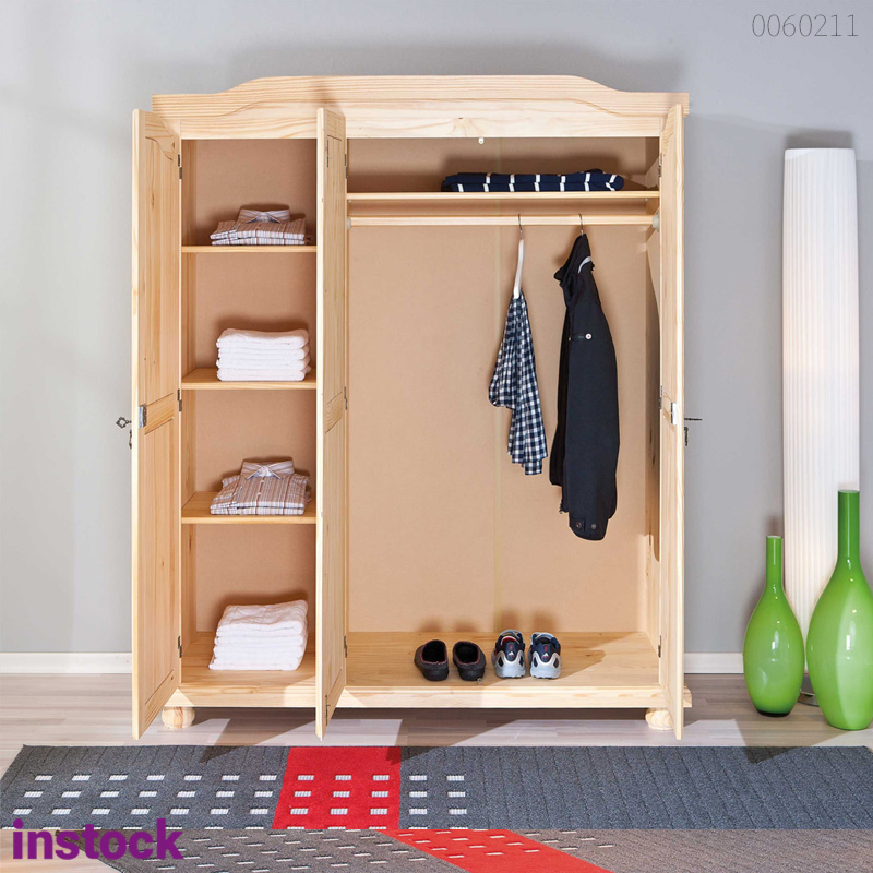 Tủ quần áo gỗ thông Yaki