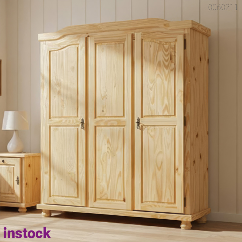 Tủ quần áo gỗ thông Yaki