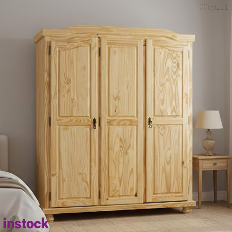 Tủ quần áo gỗ thông Yaki