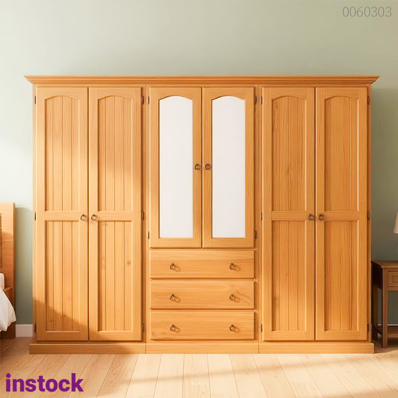 Tủ quần áo gỗ tràm Olive