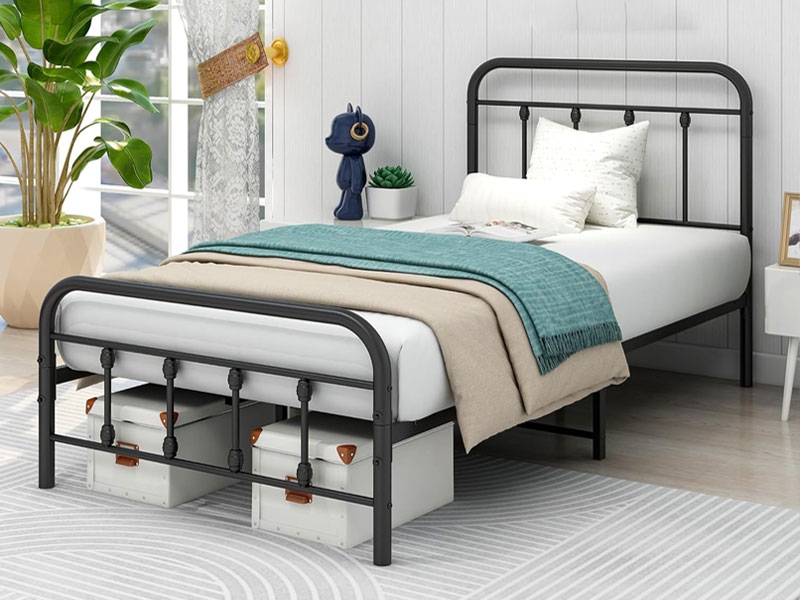 Giường sắt cá nhân 1 người nằm thoải mái, gọn đẹp, giá ưu đãi 30%