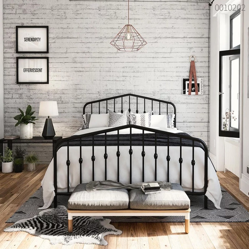 Giường sắt tròn Subi