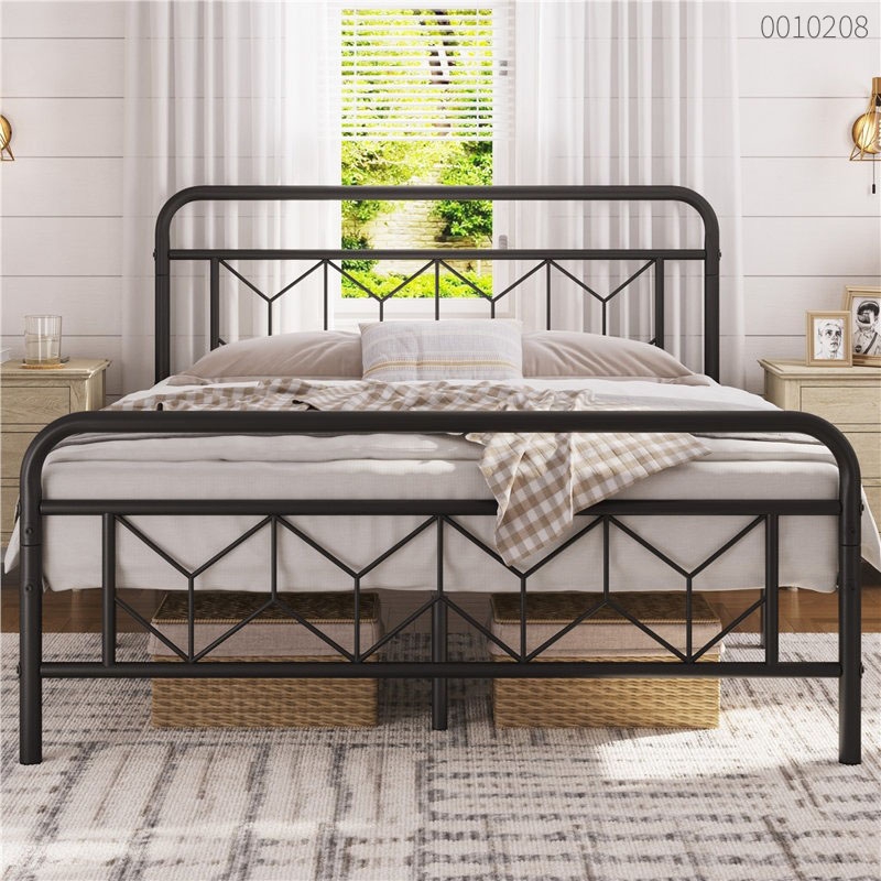 Giường sắt tròn Vanilla