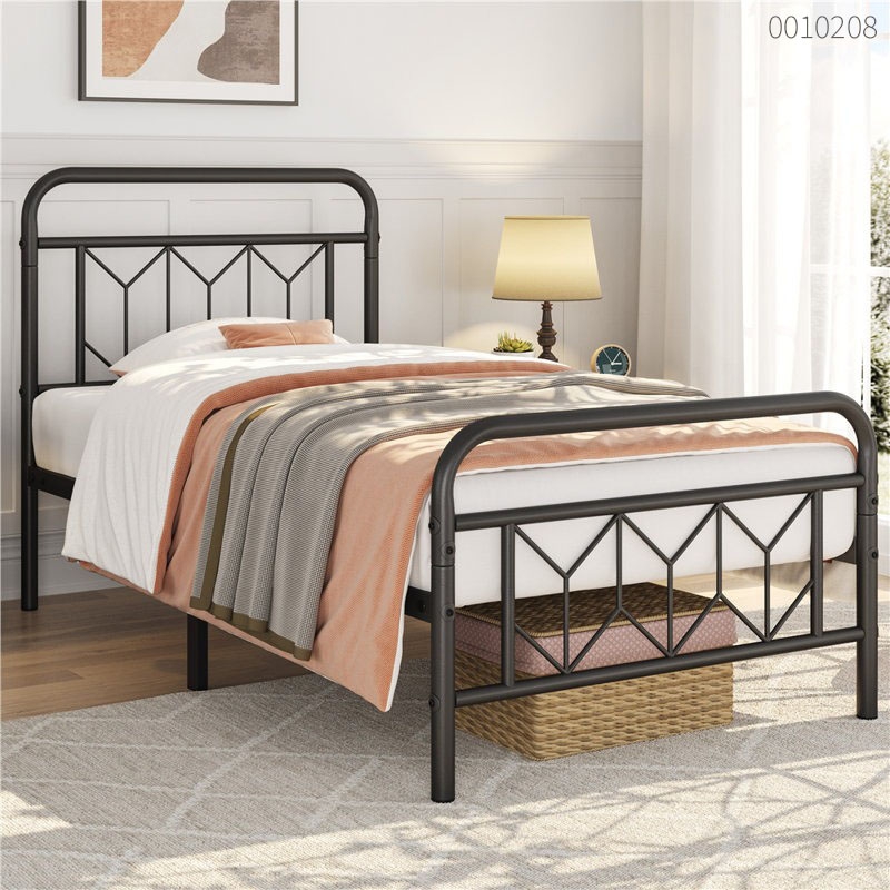 Giường sắt tròn Vanilla