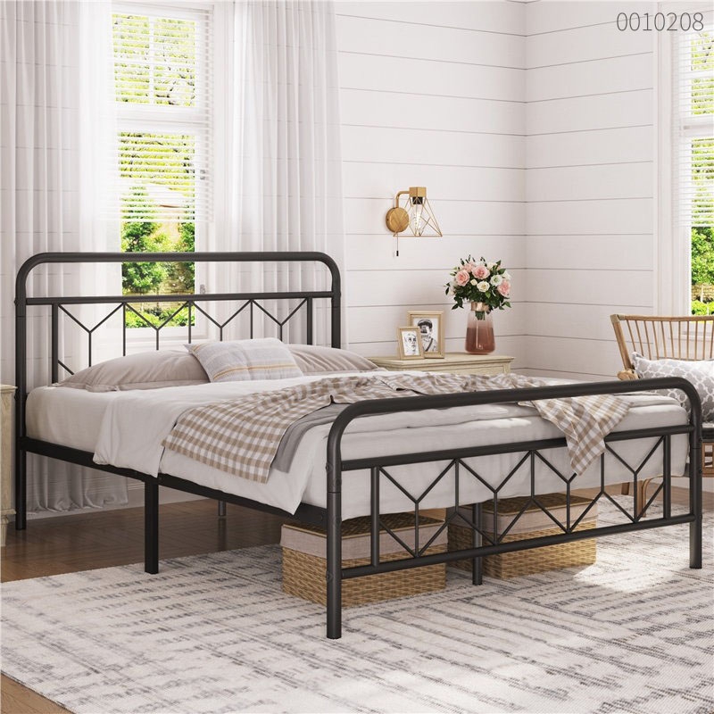 Giường sắt tròn Vanilla