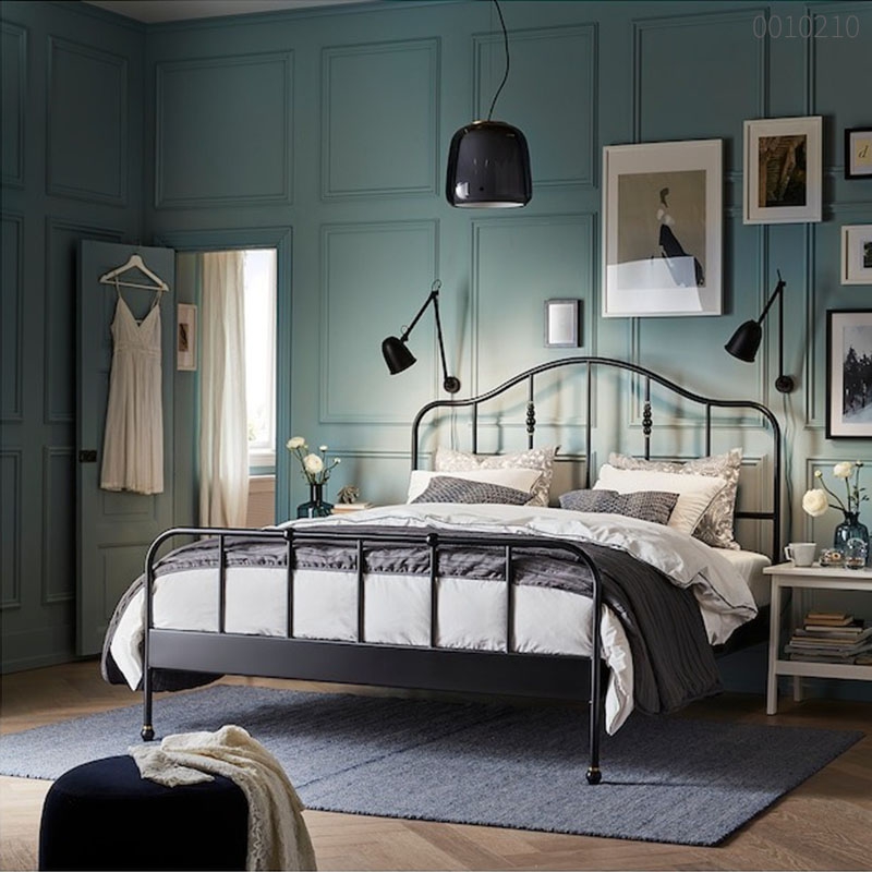 Giường sắt tròn Hollis