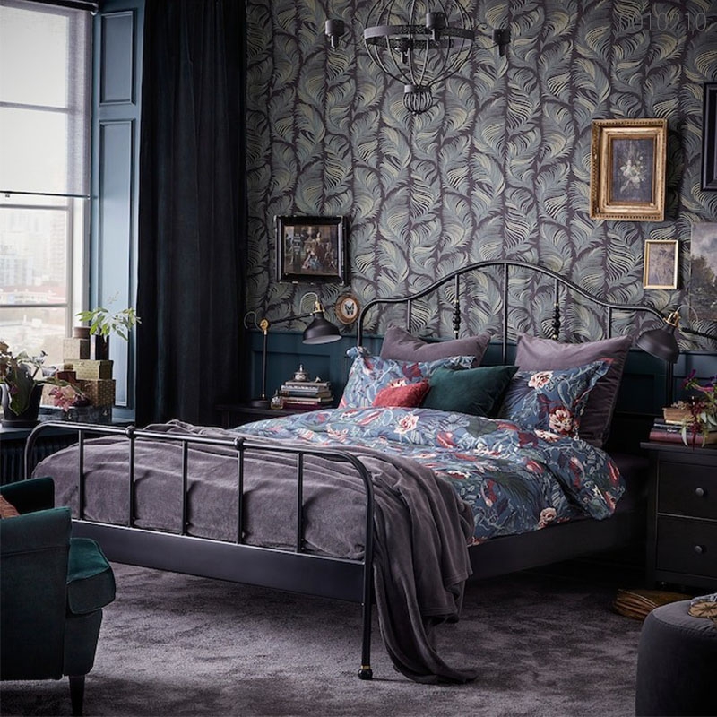 Giường sắt tròn Hollis