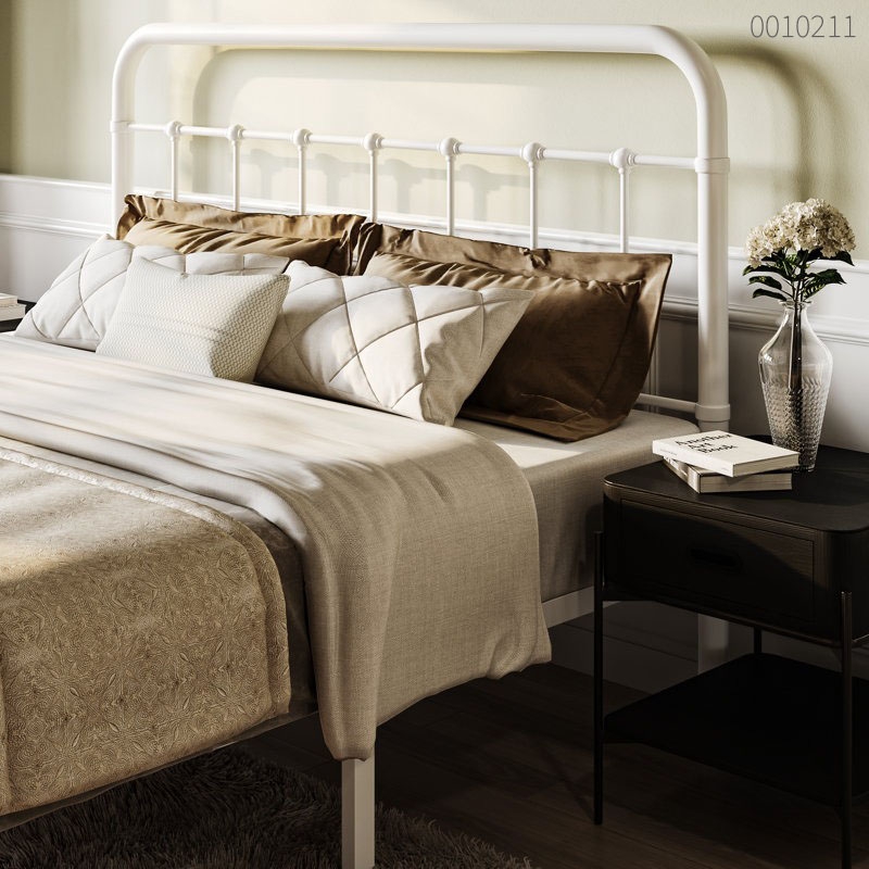 Giường sắt tròn Malia