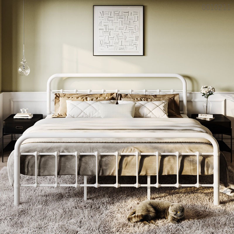 Giường sắt tròn Malia