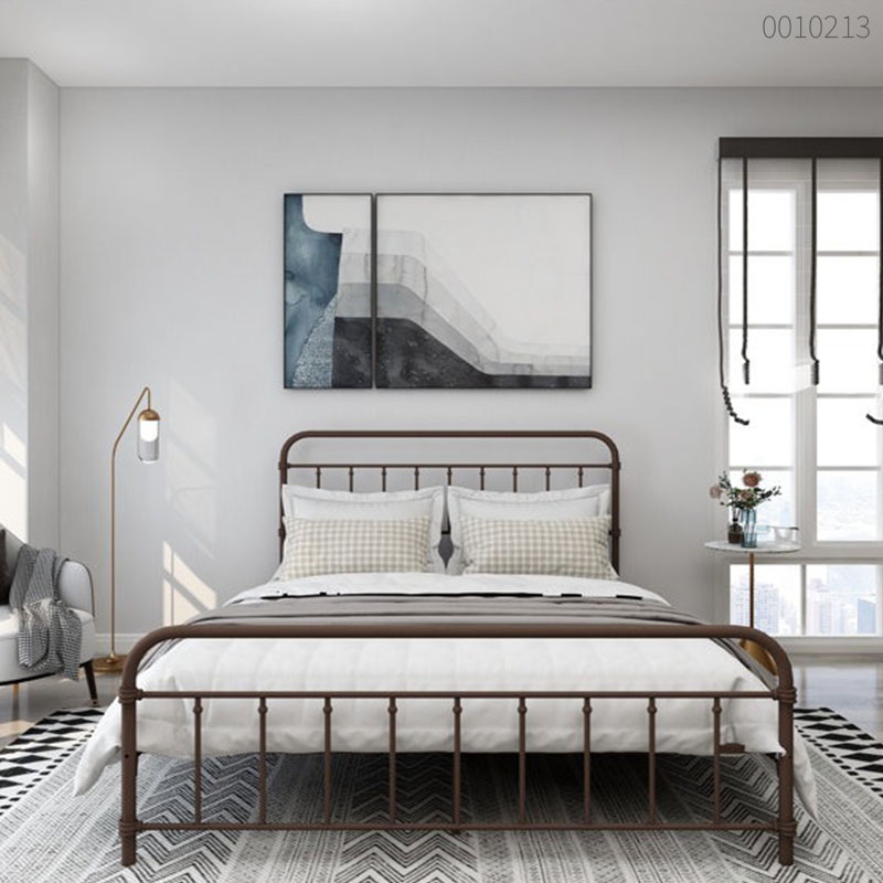 Giường sắt tròn Luxi