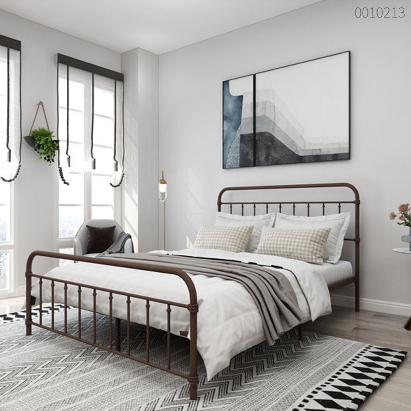 Giường sắt tròn Luxi