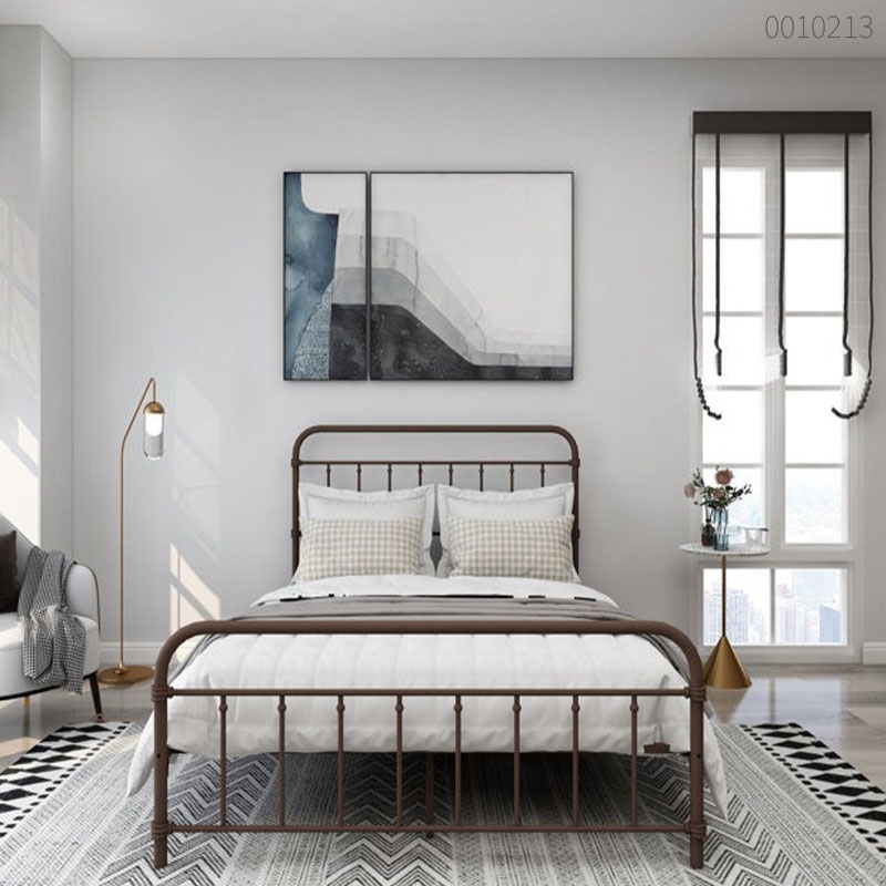 Giường sắt tròn Luxi