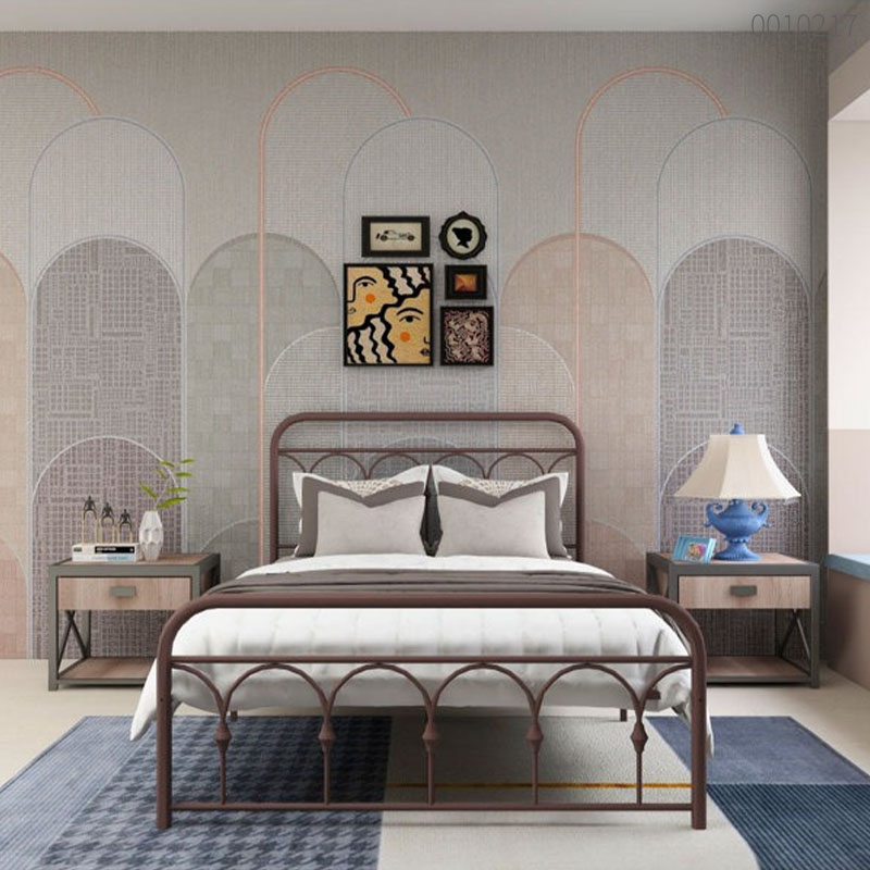 Giường sắt tròn Katana