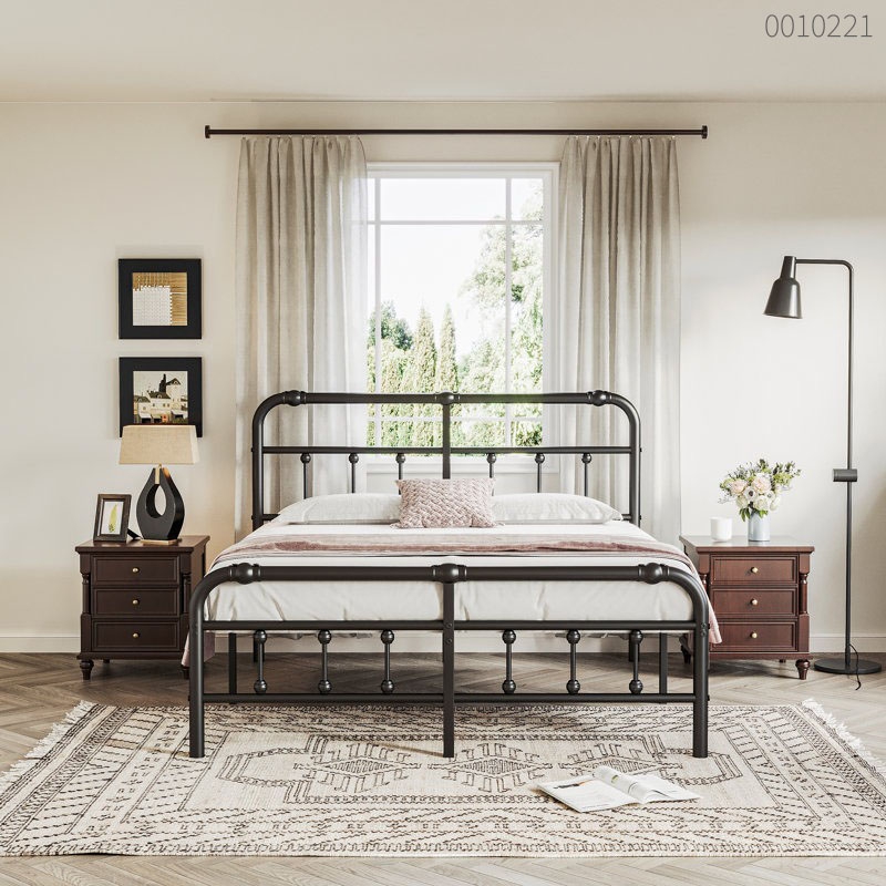 Giường sắt tròn Tango