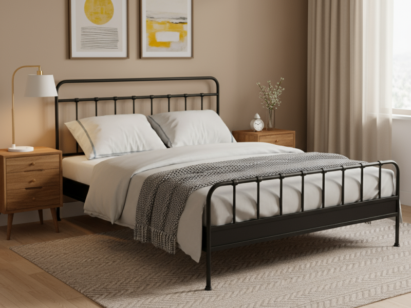 Giường sắt IKEA - Phong cách Bắc Âu, bền đẹp, công năng, giá tốt