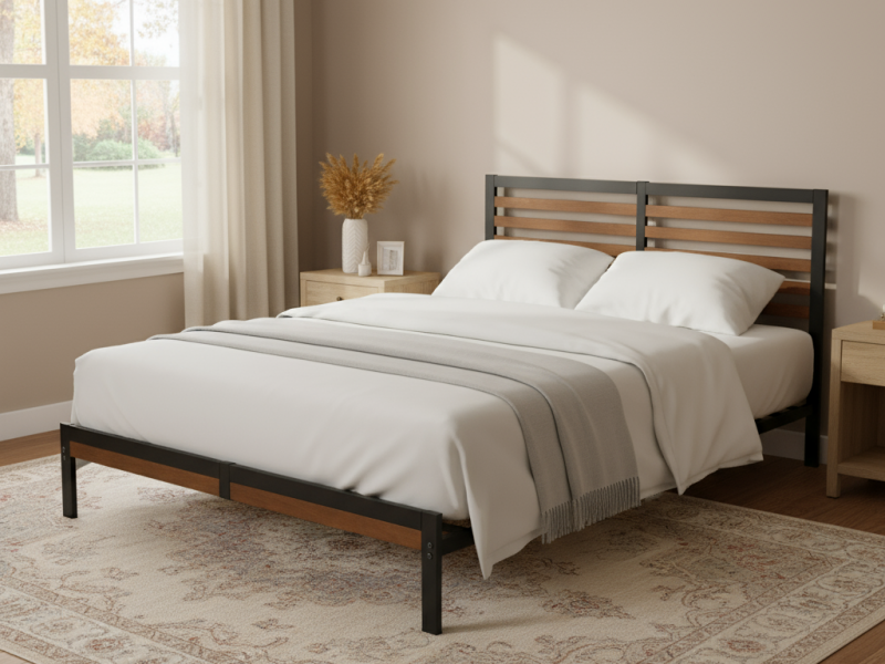 Giường sắt Zinus - Chuẩn quốc tế, chắc chắn, lắp ráp tiện lợi