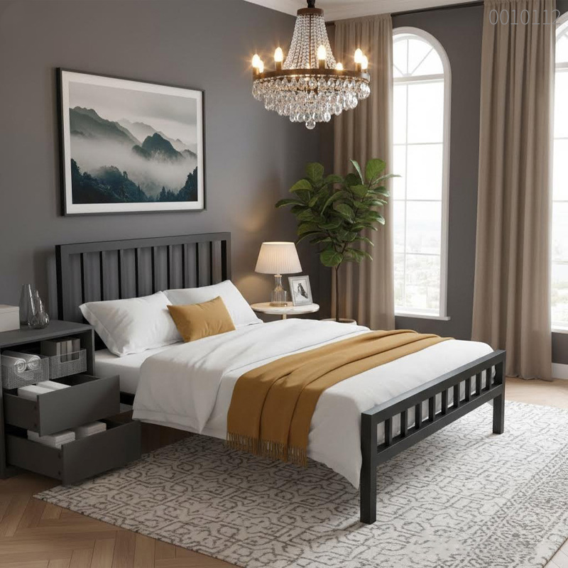 Giường sắt hộp Hura