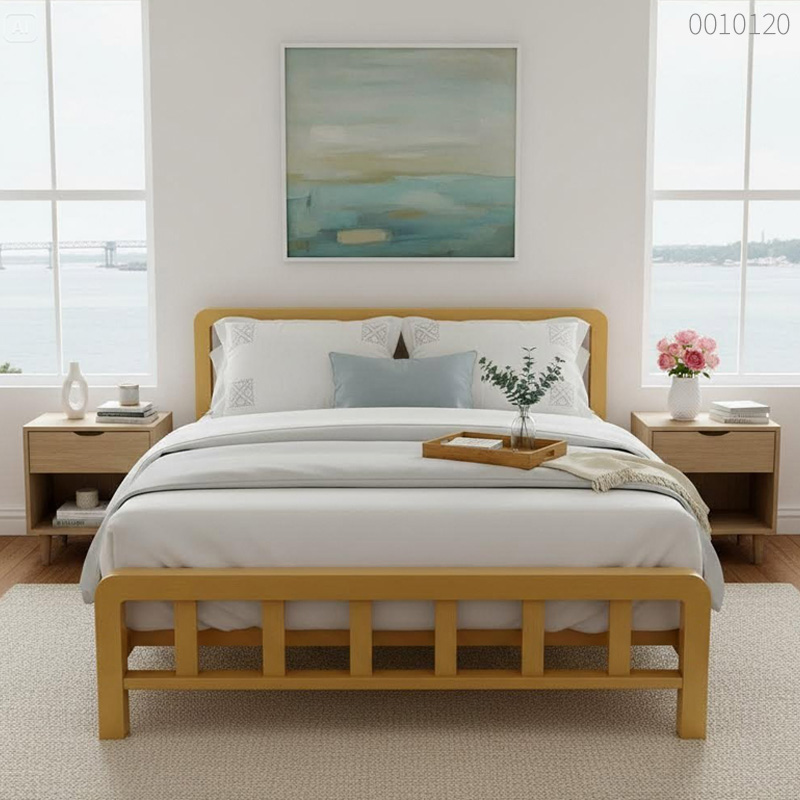 Giường sắt hộp Gari