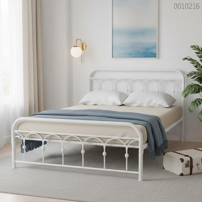 Giường sắt tròn Davin