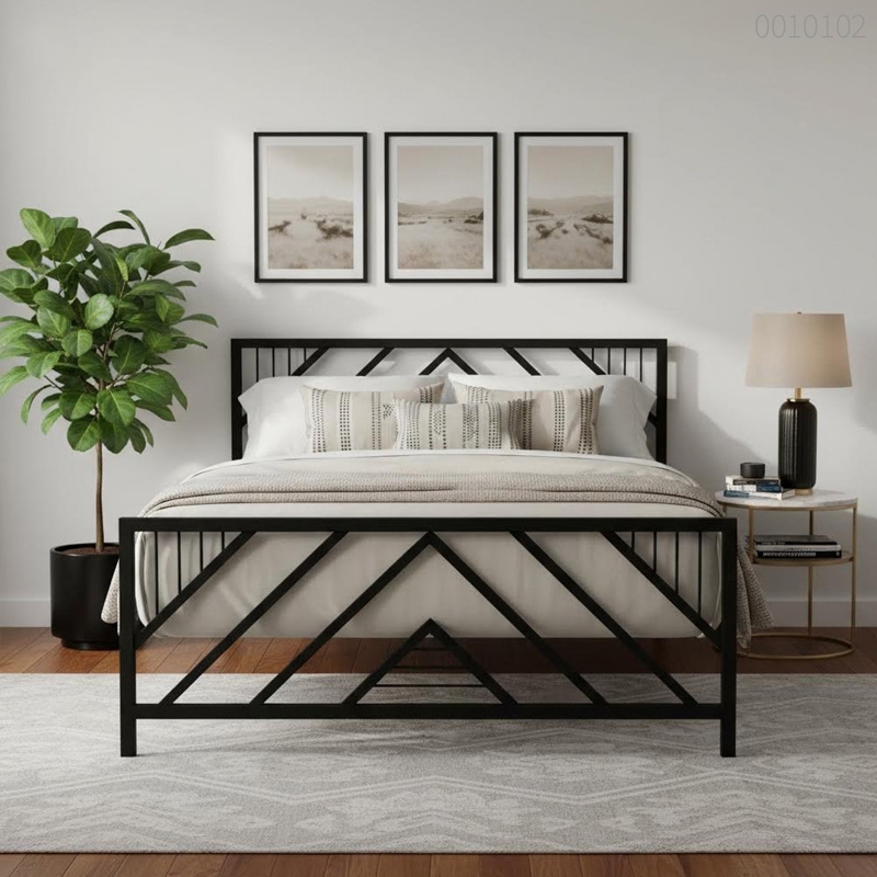 Giường sắt hộp Bami