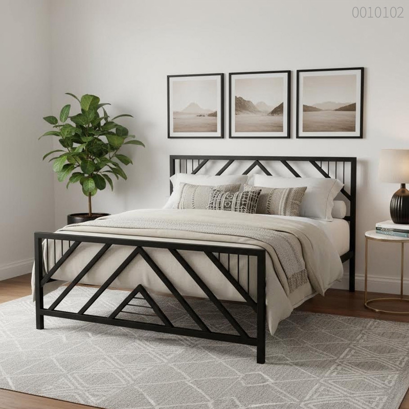 Giường sắt hộp Bami