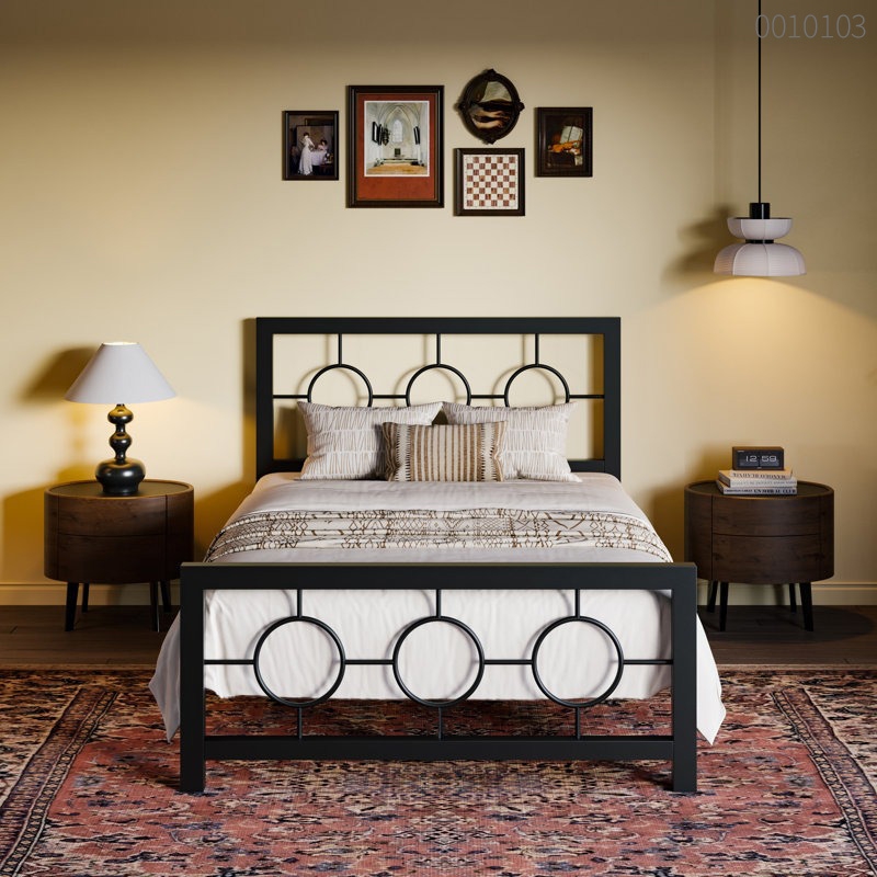 Giường sắt hộp Happy