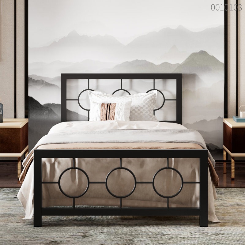 Giường sắt hộp Happy