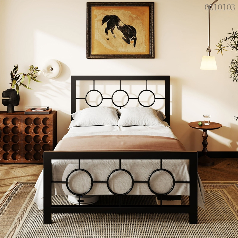 Giường sắt hộp Happy