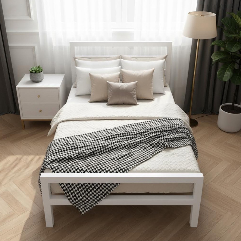 Giường sắt hộp Milano