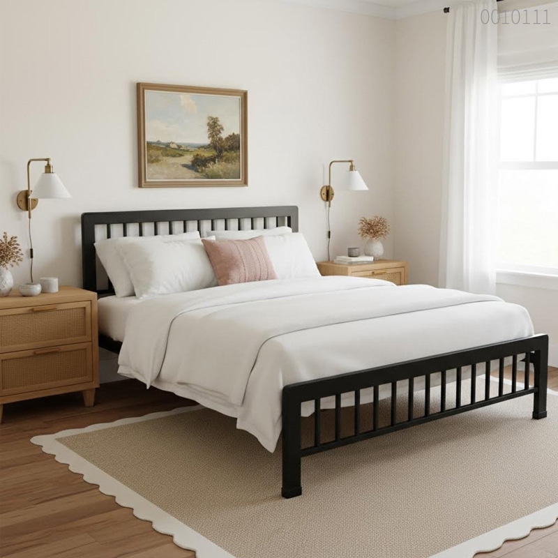 Giường sắt hộp Lior