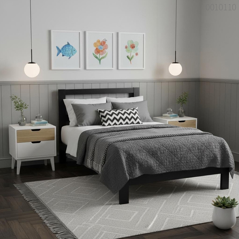 Giường sắt hộp Simple