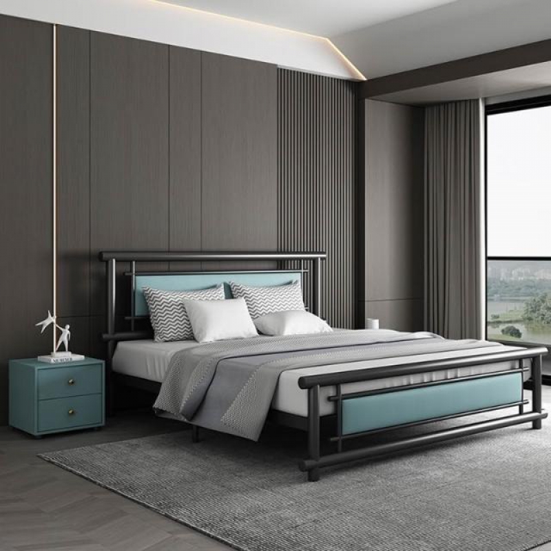 Giường sắt tròn Gina