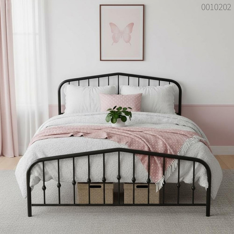 Giường sắt tròn Subi