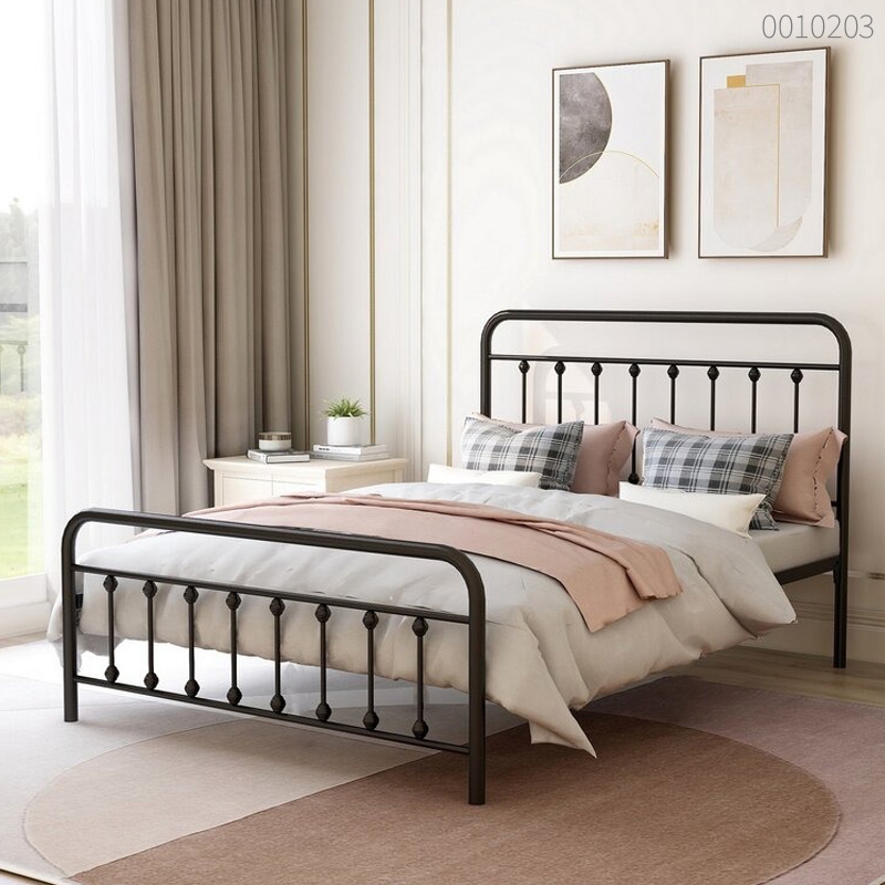 Giường sắt tròn Lano