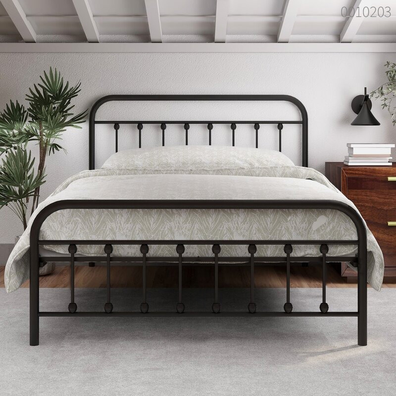 Giường sắt tròn Lano