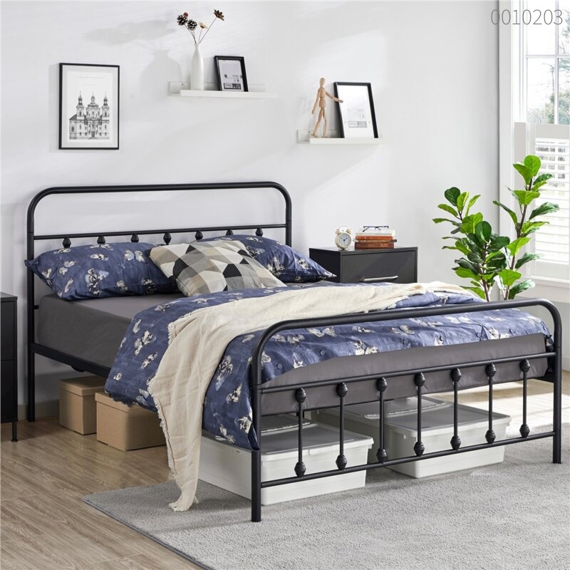 Giường sắt tròn Lano