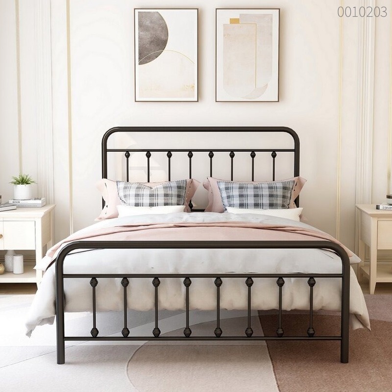 Giường sắt tròn Lano