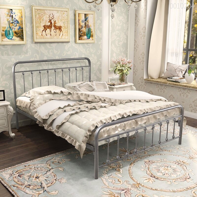 Giường sắt tròn Rina