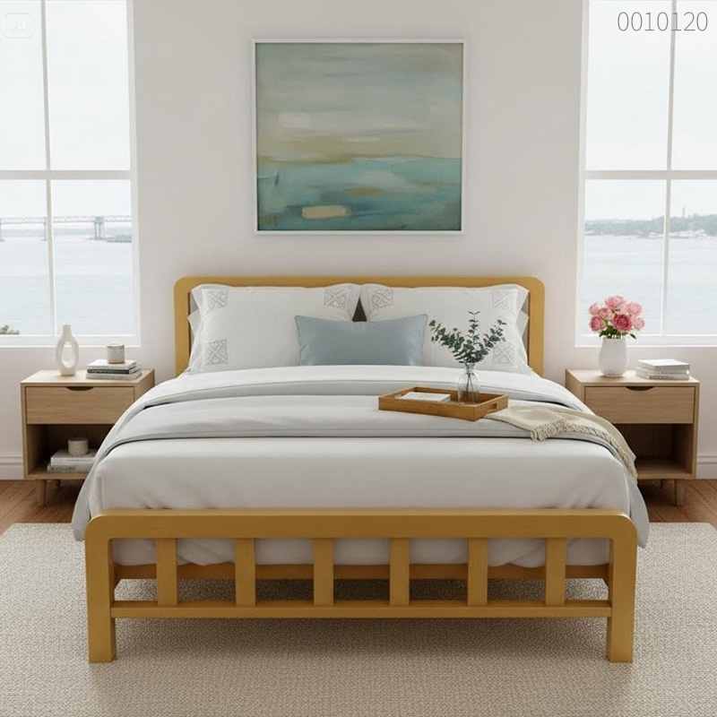 Giường sắt hộp Gari