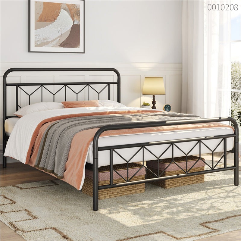 Giường sắt tròn Vanilla