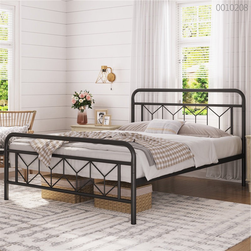 Giường sắt tròn Vanilla