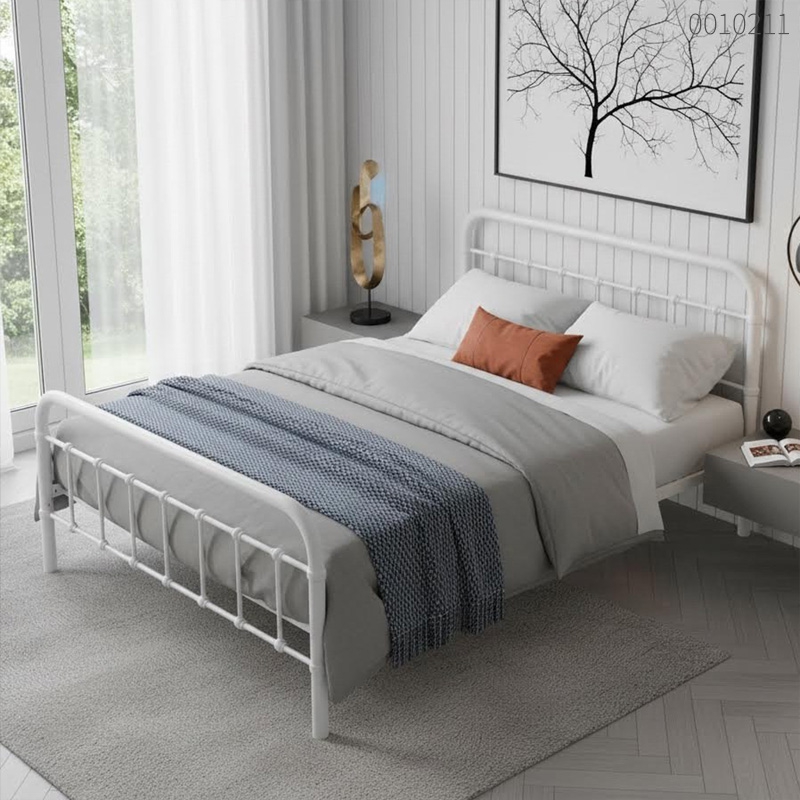 Giường sắt tròn Malia