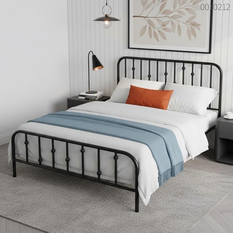 Giường sắt tròn Simon