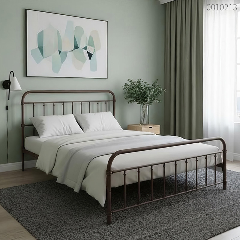 Giường sắt tròn Luxi