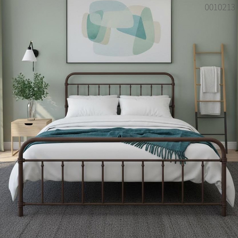 Giường sắt tròn Luxi